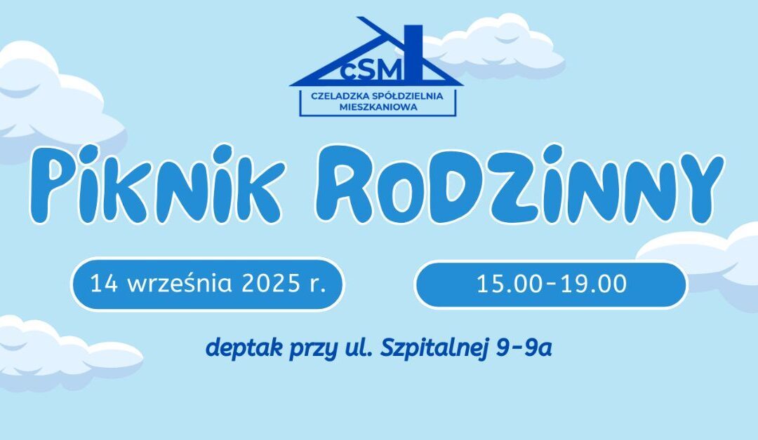 Piknik Rodzinny  – zapraszamy już 14 września